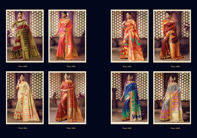 Sangam Zamdani Latest Fancy Designer Festive Wear Handloom Cotton Sarees Collection
